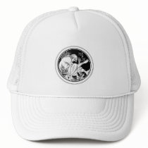 "Merlin" by Aubrey Beardsley, 1893 Trucker Hat