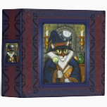 Merlin Magician Wizard Cat Magic Sorcerer 2 Binder binders