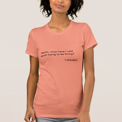 Merlin Shouldn&#39;t Be Funny Tee Shirt