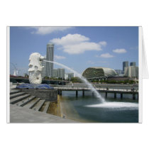 Merlion Greeting Card