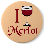 Merlot Wine Lover Gifts Pin