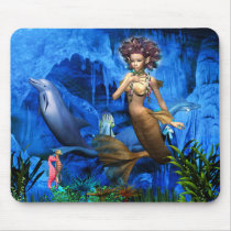 Mermaid 2 Mousepad by Skydancer Mermaid 2 Mousepad
