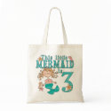 Mermaid 3rd Birthday bags by Kewlkids Mermaid 3rd Birthday bags