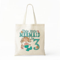 Mermaid 3rd Birthday bags by Kewlkids Mermaid 3rd Birthday bags