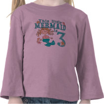Mermaid 3rd Birthday T-shirt