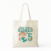 Mermaid 5th Birthday bags by Kewlkids Mermaid 5th Birthday bags