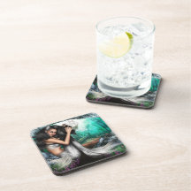 Mermaid Allure Cork Coasters
