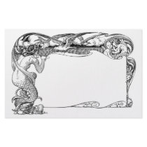 Mermaid and Seagulls stationery