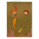 mermaid and seahorse cards by Strudelcookies mermaid and seahorse cards