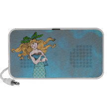 Mermaid and seal iPod speakers