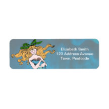 Mermaid and seal labels