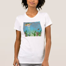 Mermaid and seal tshirt