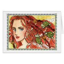 Mermaid and turtles cards