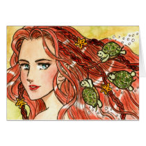 Mermaid and turtles cards
