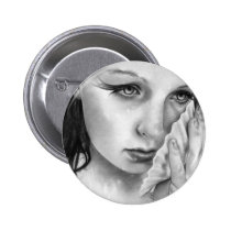 Mermaid Aquamarine Tides Button buttons