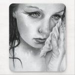 Mermaid Aquamarine Tides Mousepad