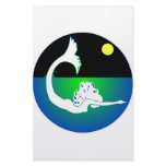 Mermaid At Night Personalized Stationery