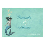 Mermaid Beach Coastal Wedding Invitation