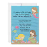 Mermaid Birthday Invitation