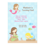 Mermaid Birthday Party Invitation