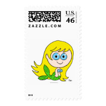 MERMAID - BLONDE postage