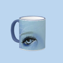 Mermaid Blue Eyes Mug mugs