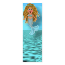 Mermaid Bookmark business cards by nextstopitaly Mermaid Bookmark business cards