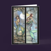 Mermaid Bookmark Card by Molly Harrison cards