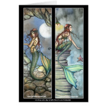 Mermaid Bookmark Card by Molly Harrison