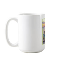 Mermaid & Boy at the Beach Poem Mug