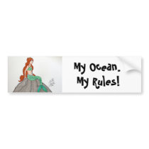 Mermaid bumper stickers by codfishlady Mermaid bumper stickers