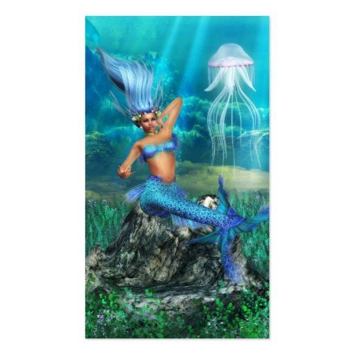 Mermaid Business Cards (back side)