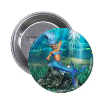Mermaid Button