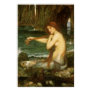 Mermaid by JW Waterhouse, Victorian Mythology Art Posters