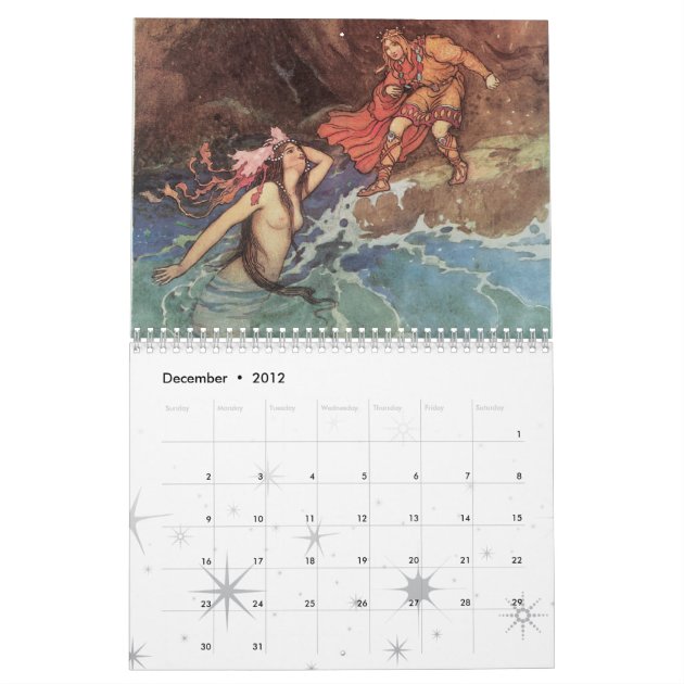 Mermaid Calendar | Zazzle