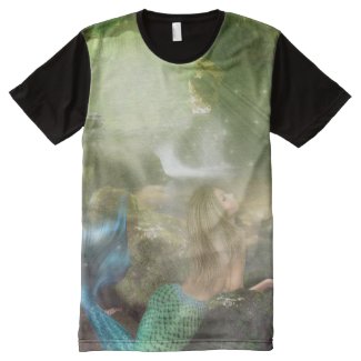 Mermaid Cave All-Over Print T-shirt