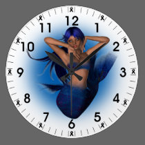 Mermaid Clock wall clocks