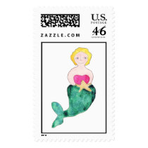 Mermaid Custom Postage postage by ginyhogan Mermaid Custom Postage postage