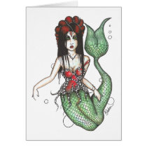 Mermaid Dark Card