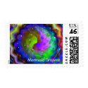 Mermaid Dreams postage by spaceMONKEYdesigns Mermaid Dreams postage