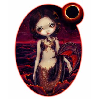 Mermaid Eclipse gothic moon Shirt shirt