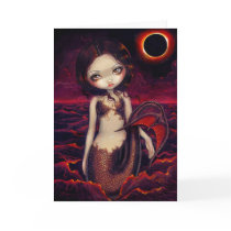 "Mermaid Eclipse" Greeting Card