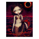 "Mermaid Eclipse" Postcard postcards