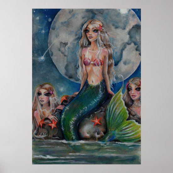 Mermaid Evening Poster