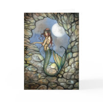 Mermaid Fairy Card Notecard by Molly Harrison