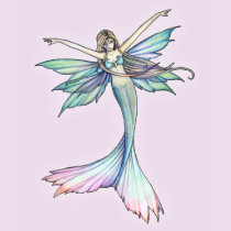 Mermaid Fairy T Shirt by Molly Harrison