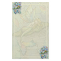 Mermaid Fish Stationary by Molly Harrison Stationery