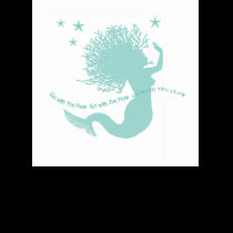 Mermaid Flow Yoga Quote