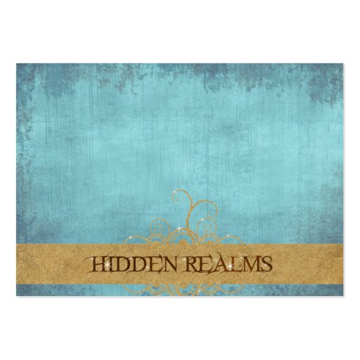 Mermaid Gift Tag Business Card Templates (back side)