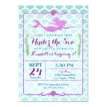 Mermaid Girl's Birthday Party Invitation